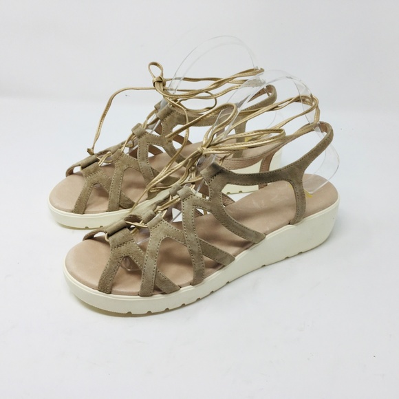 Johnston & Murphy Chasity Platform Sandals 9 - Picture 3 of 6
